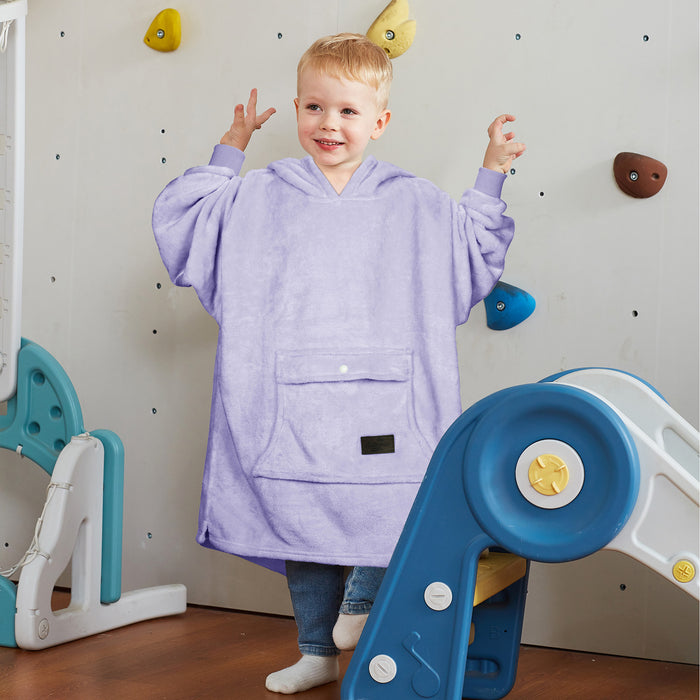Children All Season Fleece Oversized Hoodie Blanket
