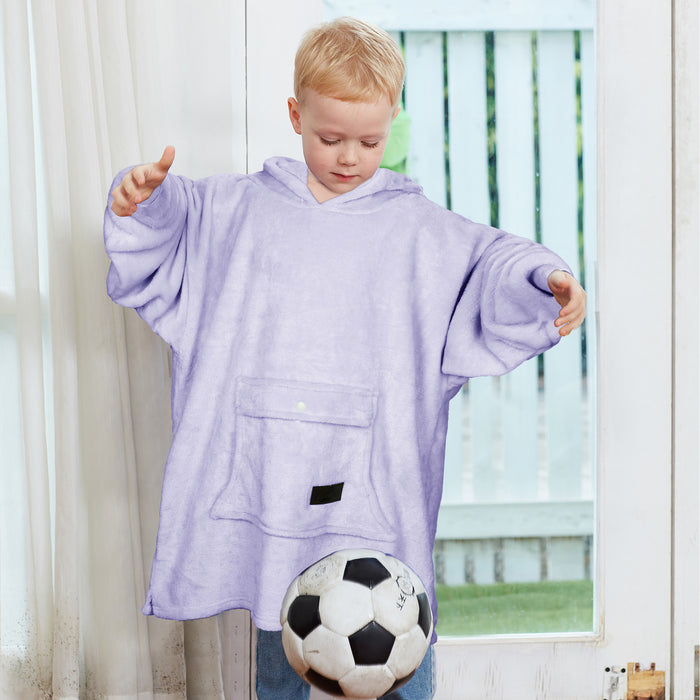 Children All Season Fleece Oversized Hoodie Blanket