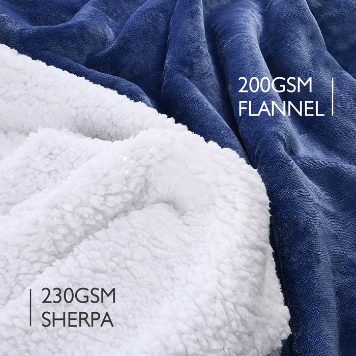 Extra Long Sherpa Oversize Hoodie Blanket