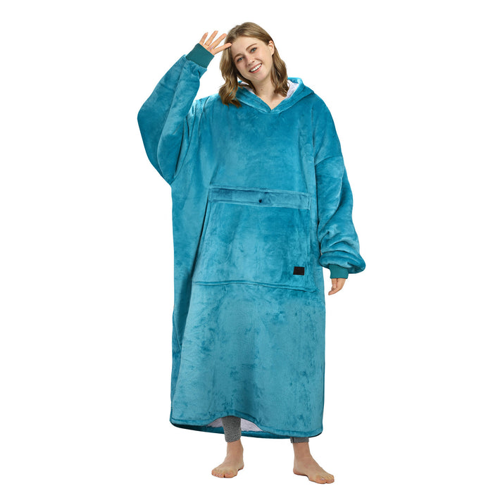 Oversized hooded blanket deals