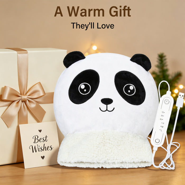 Catalonia Plush Foot Warmer, Sherpa Lined Cozy Winter Feet Sock Warmer for Indoor Use