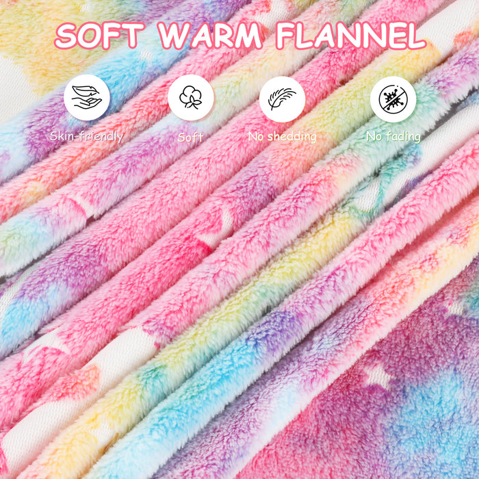 Glow in The Dark Fleece Throw Blankets