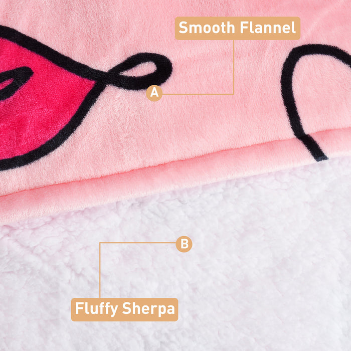 Love's Embrace Sherpa Oversize Hoodie Blanket