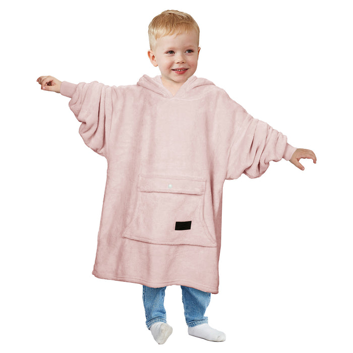 Children All Season Fleece Oversized Hoodie Blanket