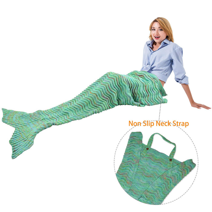 Adults All Season Knit Mermaid Blanket