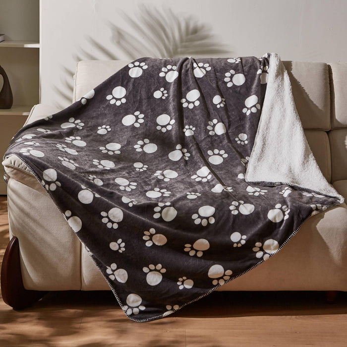 Kritter Planet Sherpa Fleece Waterproof Pet Blanket