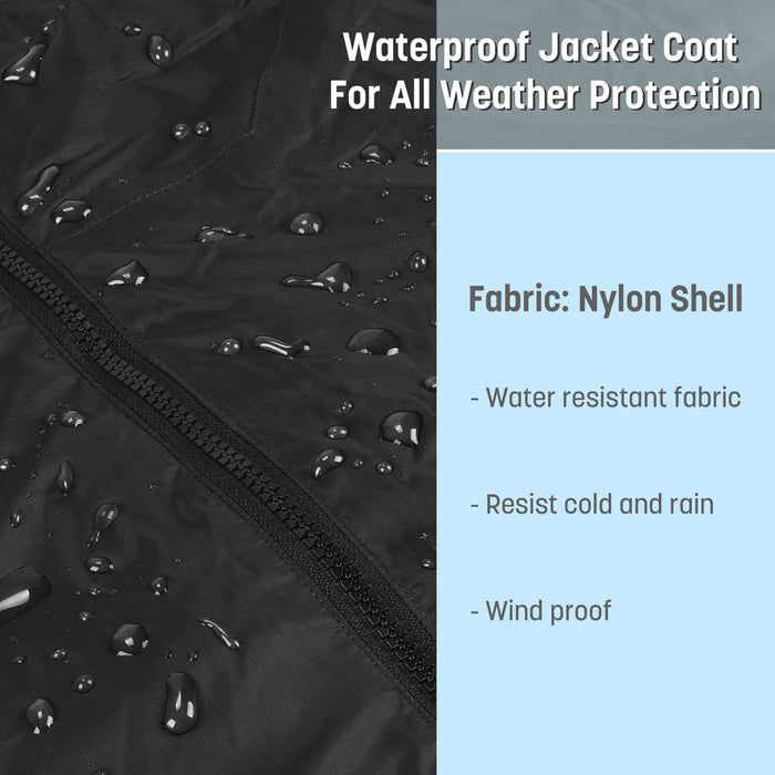 Lightweight Windproof Waterproof Warm Swim Parka
