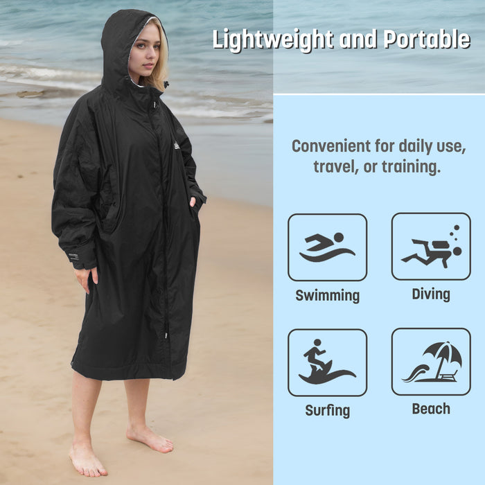 Lightweight Windproof Waterproof Warm Swim Parka