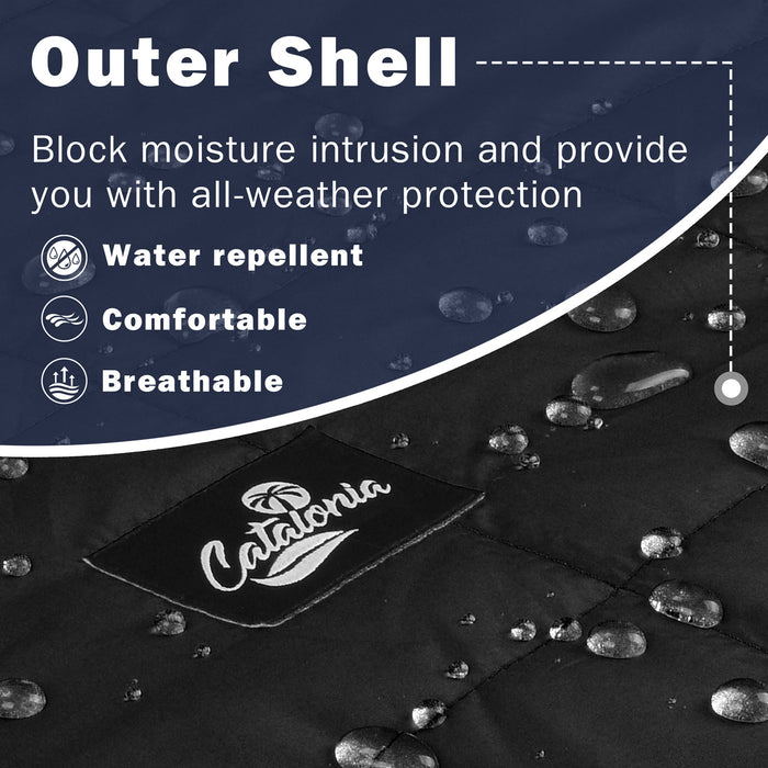 Outdoor Water Repellent Oversized Hoodie Blanket