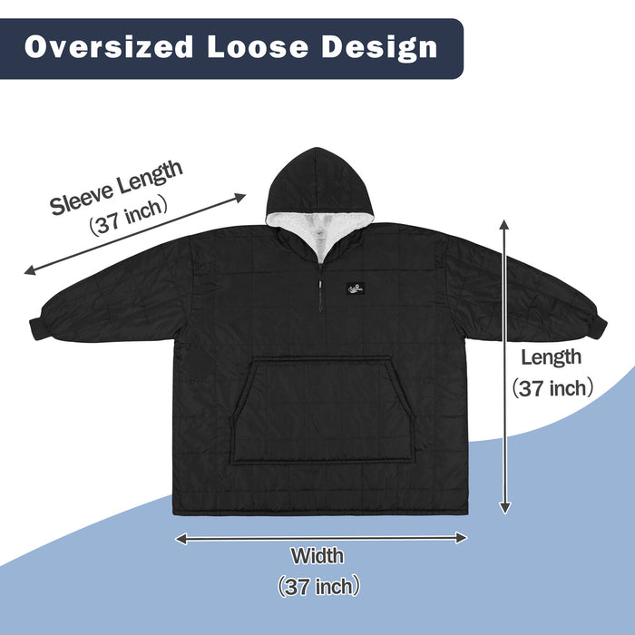 Outdoor Water Repellent Oversized Hoodie Blanket
