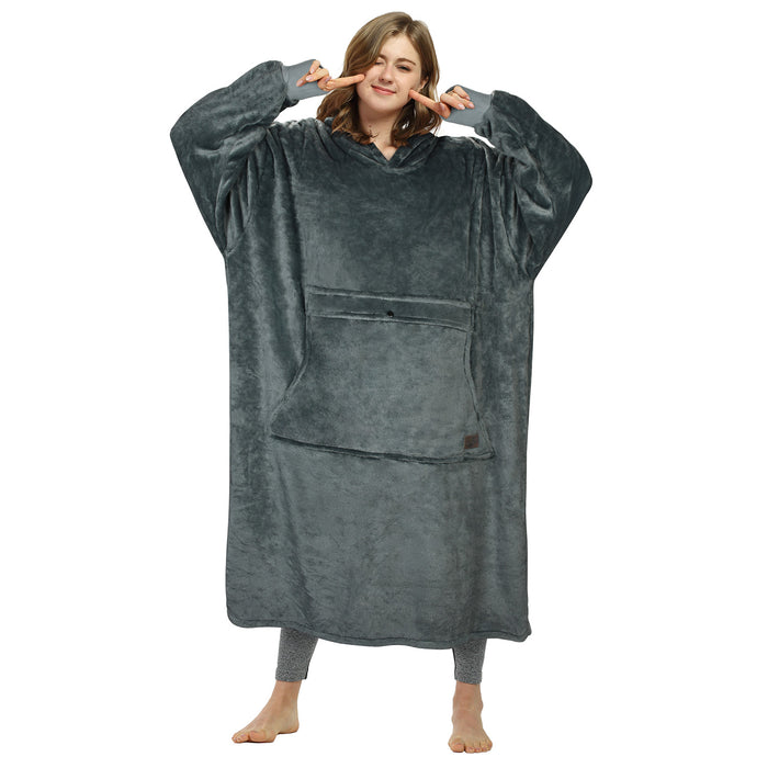 Extra Long All Season Oversize Hoodie Blanket