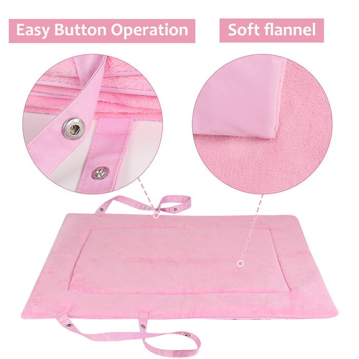 Reversible Dog Travel Mat Waterproof Soft Portable
