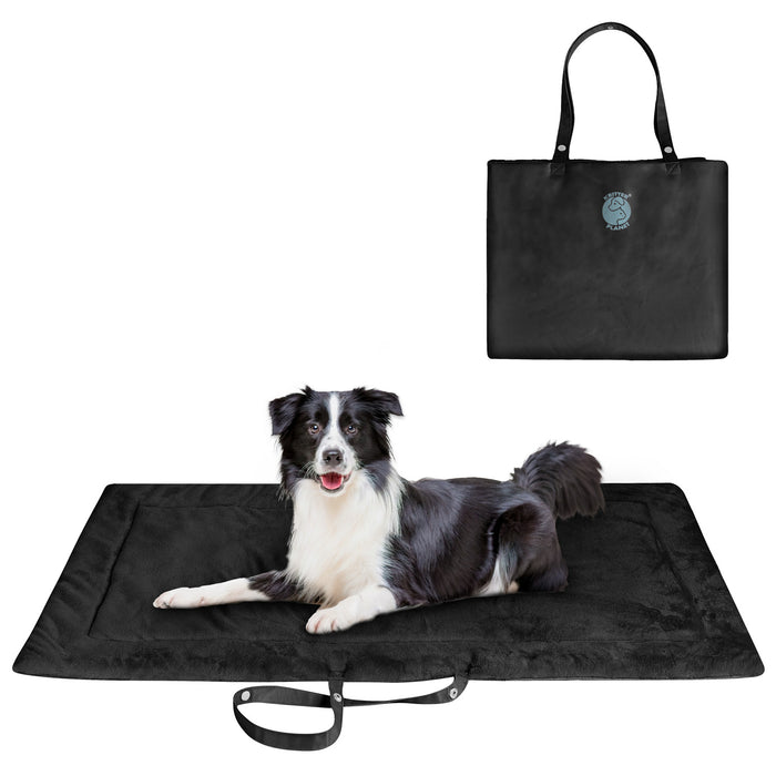 Reversible Dog Travel Mat Waterproof Soft Portable