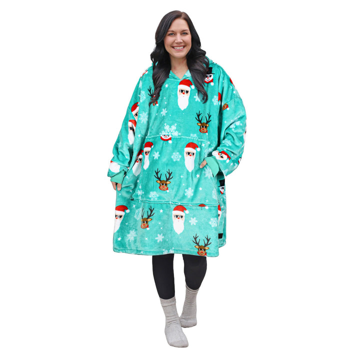 Christmas Spirit  All Season Oversize Hoodie Blanket