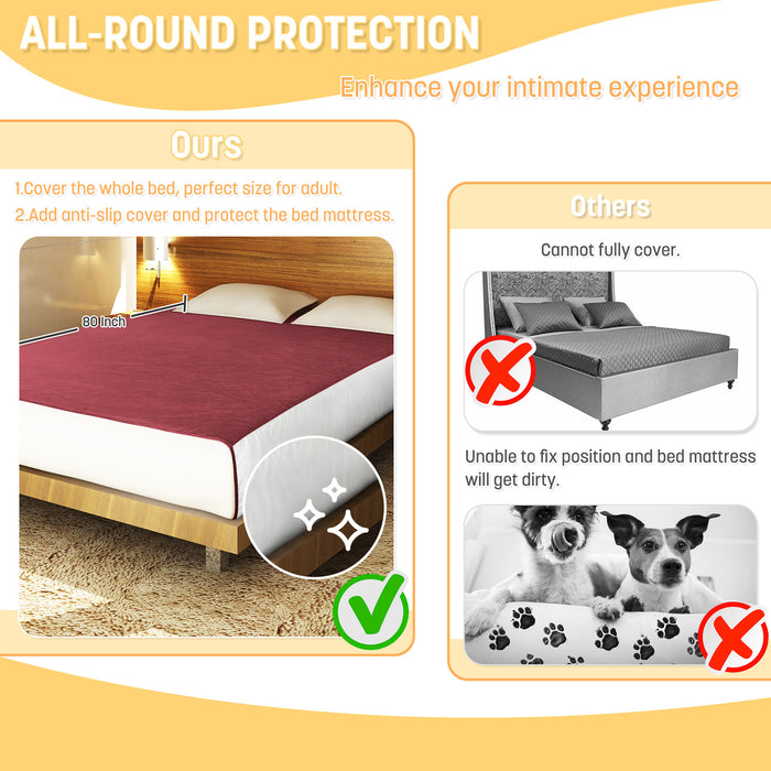 Waterproof Couple Blanket for Bed Intimacy