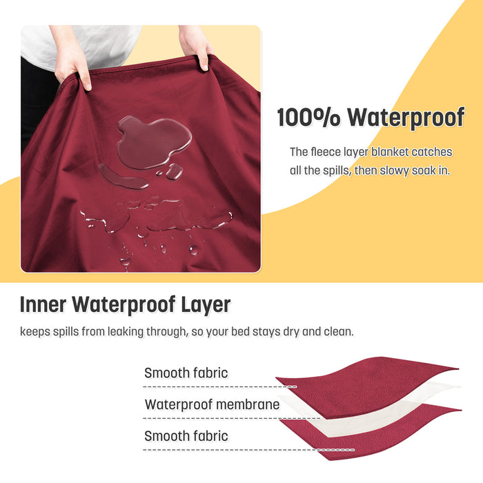 Waterproof Couple Blanket for Bed Intimacy