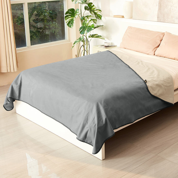 All Season Reversible Warp Knitted Fabric Waterproof Blanket