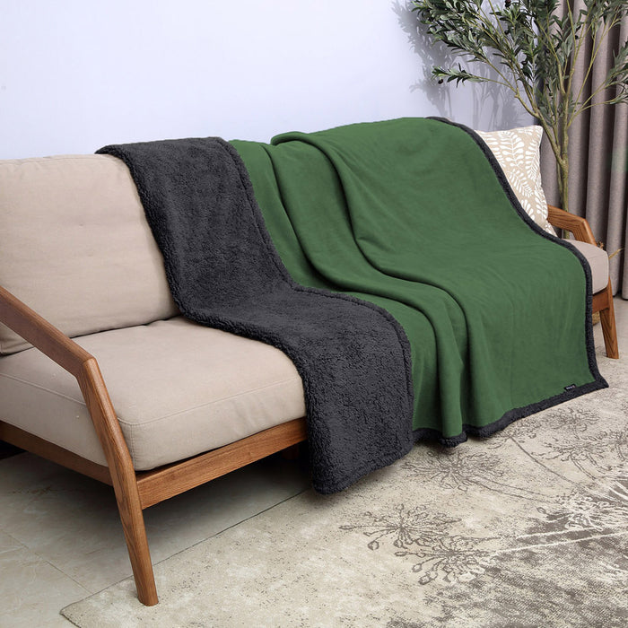 Sherpa Polar Fleece Waterproof Blanket