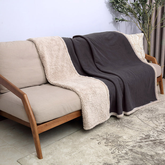 Sherpa Polar Fleece Waterproof Blanket